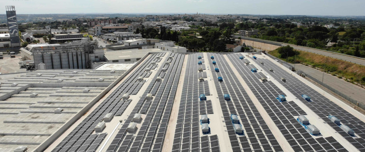 CAV Solar Projekt 1 - Solardach Italien Photovoltaik