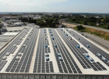 CAV Solar Projekt 1 - Solardach in Italien