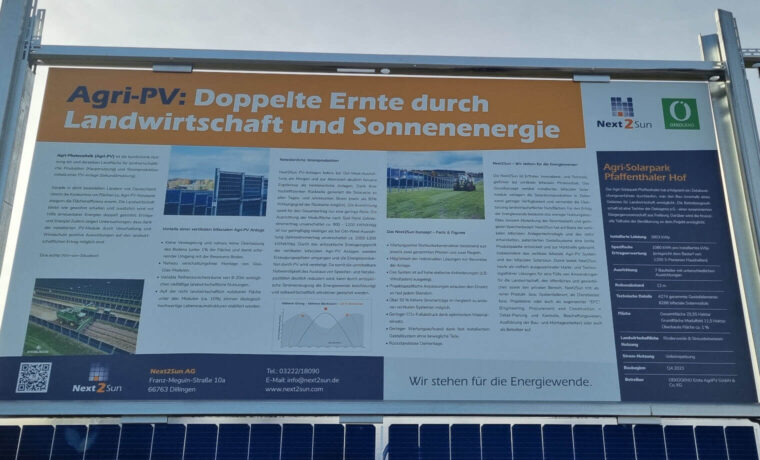 OEKOGENO Erste AgriPV - Projekt Pfaffenthaler Hof - Spatenstich Oktober 2023